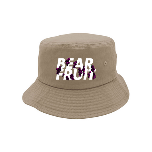 Bear Fruit Bucket Hat - Tan