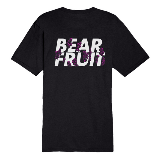Bear Fruit Vine Urban Heavyweight Tee - Black