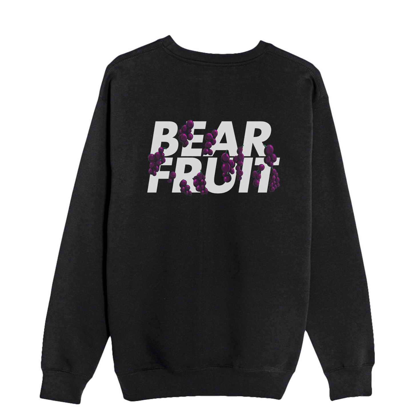 Bear Fruit Vine Premium Crewneck Sweatshirt - Black