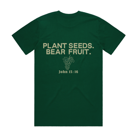 Plant Seeds Tee - Emerald