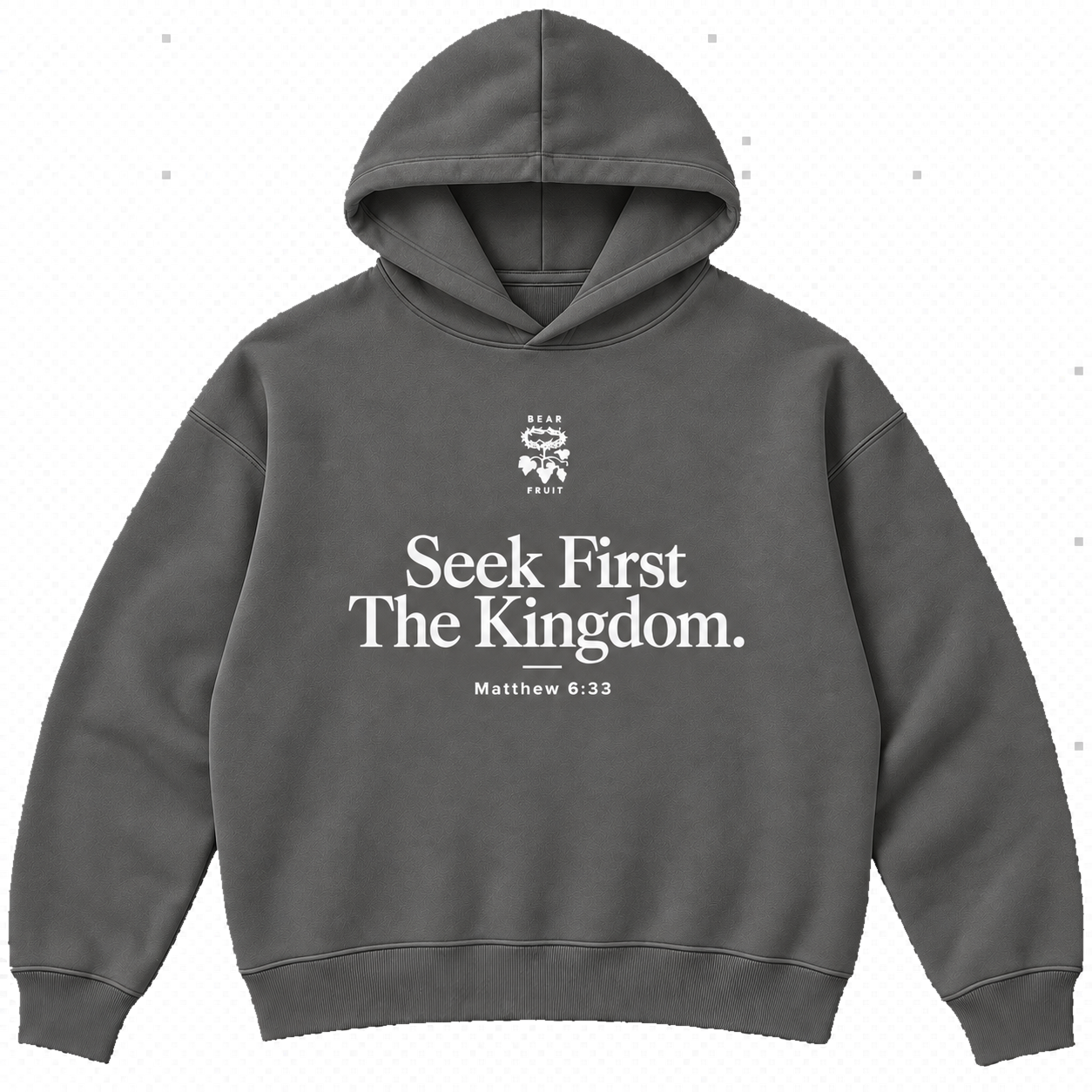 Seek First the Kingdom Hoodie - Shadow