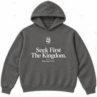 Thumbnail for Seek First the Kingdom Hoodie - Shadow