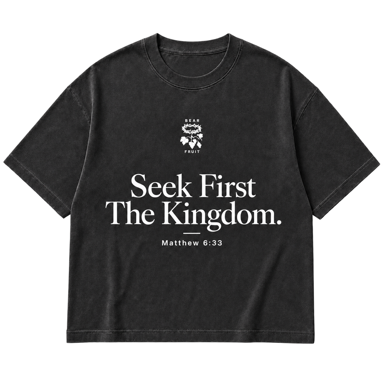 Seek First the Kingdom T-Shirt - Black